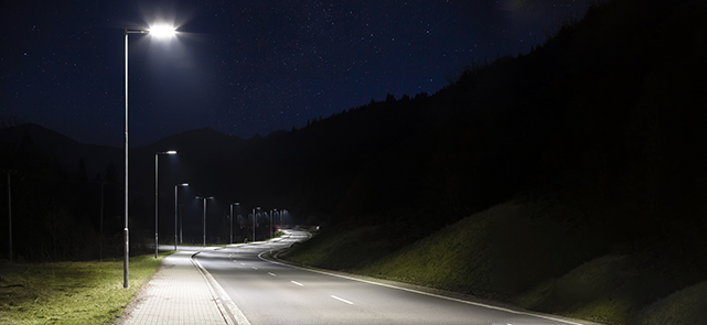 Nighttime Road Solar Street Lighting Solution